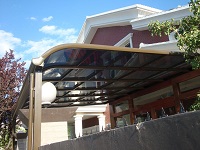 平臺(tái)鋁合金雨篷